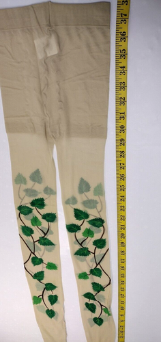 Poison Ivy Stockings Legging Green Giant Children's Petite Size Costume New Tag - Picture 6 of 8