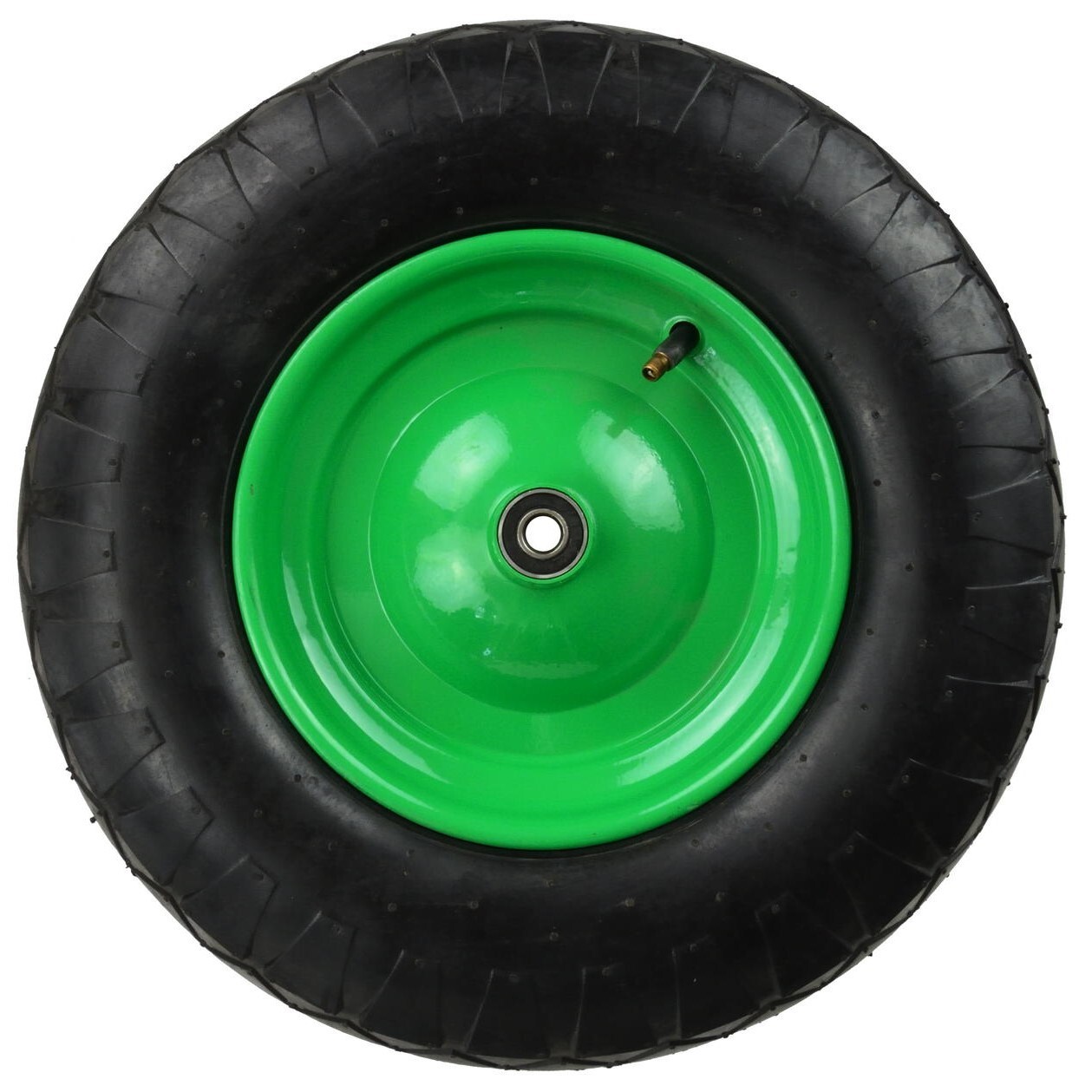 Ersatzrad Schubkarrenrad 4.804.00-8 mit Achse 390mm Schubkarre Reifen Luftrad