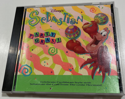 Disney s  Sebastian - Party Gras!  OP 1991 Reggae CD w/ Exclusive Lyric Book!