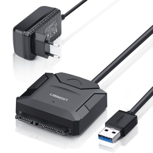 Adattatore USB 3.0 a SATA, Funzione di Accelerazione UASP, HDD/SSD da 2,5"/3.5'' - Foto 1 di 7