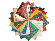 160 2.5" Quilting Fabric Sqs/Beautiful Among the Flowers Charm Pack BUY IT NOW!!