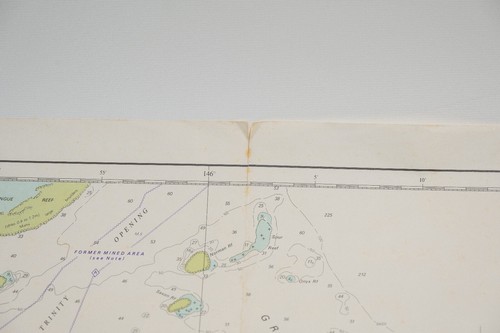 1979 Hydrographic Navy Chart Map Poster "RUSSELL ISLAND to LOW ISLETS" 110x73cm - Picture 17 of 24