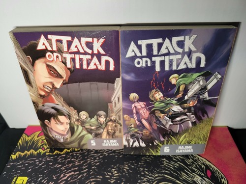 ATTACK ON TITAN Manga Vol 1-6 LOT English Hajime Isayama - 第 6/6 張圖片