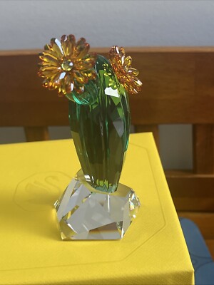 Swarovski クリスタルフラワー Swarovski Paradise Flower Golden Yellow Cactus 5427592 New in