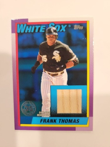 2025 Topps Series 1 - 1990 Topps Baseball Relics Frank Thomas #T90R-FT 059/150