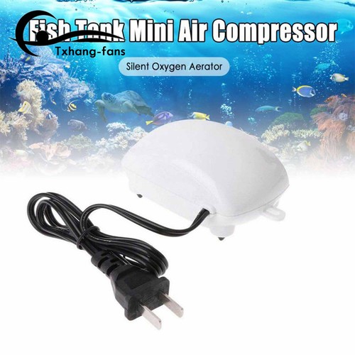 Ultra-Silent Aquarium Air Pump Fish Tank Oxygen Pump Bubble Stone 220V/110V A2TF - Picture 2 of 10
