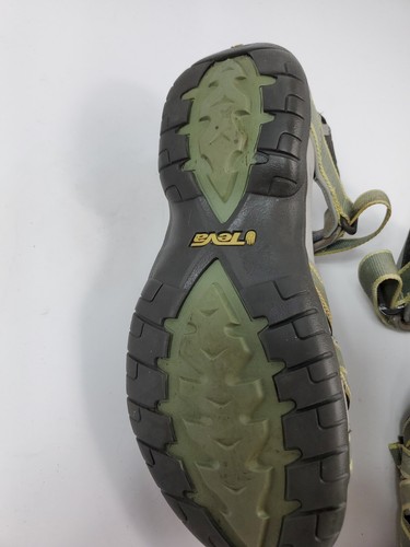 SANDALIAS DE GANCHO Y BUCLE TEVA VERDE Y AMARILLO SN4266 talla 6 EE. UU. 37 UE F27012A - Imagen 6 de 11
