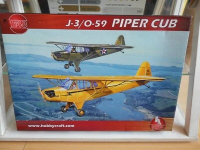 Modelkit HobbyCraft J-3 / O-59 Piper Cub au 1:48 en boîte - Photo 1/3