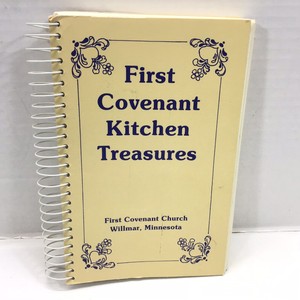 First Covenant Church Willmar Mn Fundraiser Spiral 1986 Vintage