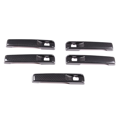 Real Carbon Fiber Outer Door Grab Handle Trim Cover For Benz G-Class 04-18 5PCS - Picture 12 of 13