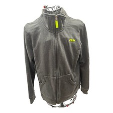 fila zip up jacket grey xl womens