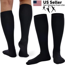 Compression Socks Stockings Womens Mens Knee High Medical 20-30 mmHG Sports&Gym