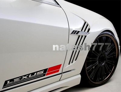 LEXUS Racing Performance Sport Car Vinyl Decal Sticker Emblem logo 2pcs ...