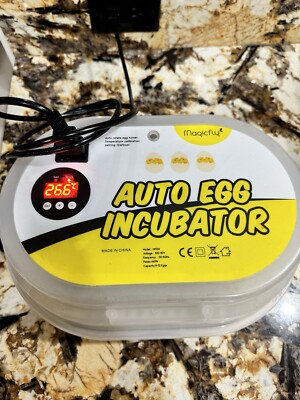 Magicfly Digital Mini Fully Automatic Egg Incubator 9-12 Eggs Hatcher / Turner
