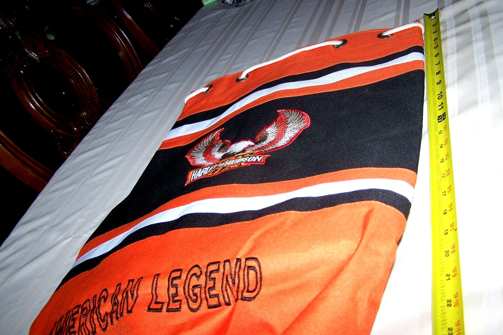 HarleyDavidson Logo Canvas Laundry Backpack Overnigh… Gem