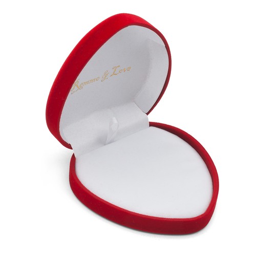 Geteiltes Herz SILBER Herz Box Partner Freundschaft Anhänger Infinity Geschenk - Picture 4 of 5