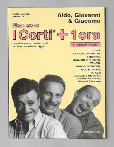 ALDO GIOVANNI e GIACOMO - NON SOLO I CORTI - 2 DVD + LIBRO - COME NUOVO
