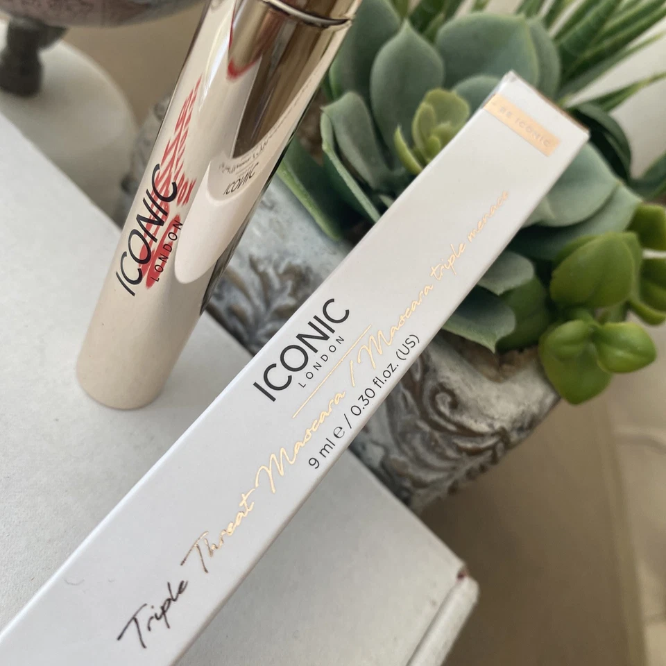 Iconic London: Triple Threat Mascara in Black .30 oz NIB - Image 2 of 2
