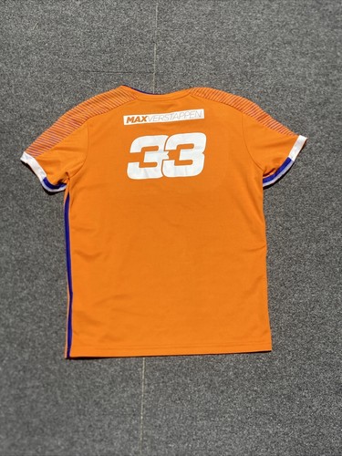 Max Verstappen #33 Orange Jersey Youth Medium Red Bull Aston Martin F1 Racing - Imagen 2 de 8