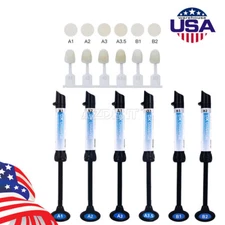 Dental Composite Resin Cure Light A1 A2 A3 / Temporary filling Material Blue