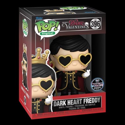 Funko Digital Valentine's Dark Heart Freddy #396 Royalty NFTs for Physical POP!