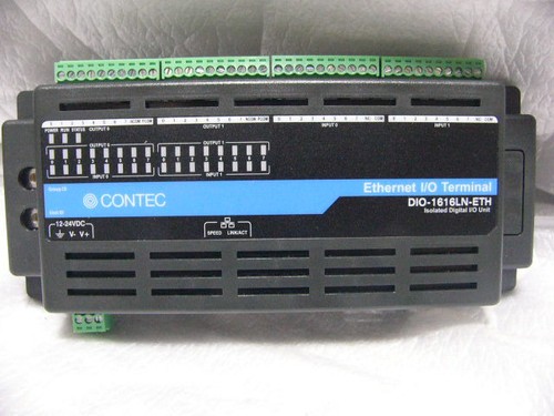 Almost unused CONTEC DIO 1616LN ETH Ethernet I O Digital Input Output Device F e