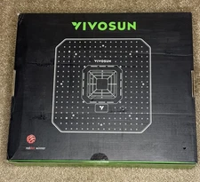 VIVOSUN AeroLight VSA-100-HUB 100W LED Grow Light w/ Circulation Fan, Compatible