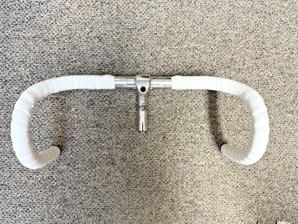 Cinelli Campione del mondo Rennrad Lenker handlebar 3ttt Vorbau Stem 70mm old