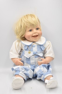 Vintage Zapf Creations Brigitte Leman Girl Doll 52cm Lifelike Artist Collectable