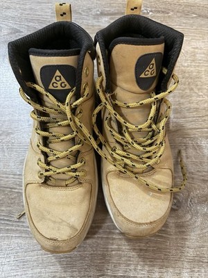 Nike Manoa ACG Leather Haystack Shoes Boots 454350-700 Men s Size 7 Tan Leather!