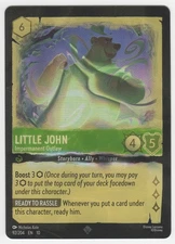 Lorcana Whispers in the Well Little John-Impermanent Outlaw Foil 92/204 NM SR