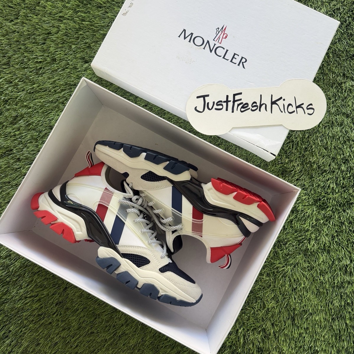Size 41 (8 US) - Moncler Trevor Scarpa Trainer Mesh Sneaker 