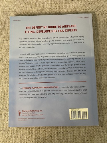 Pilot's Handbook of Aeronautical Knowledge 2023 For Use in 2024 Paperback Book - Picture 2 of 3