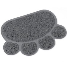  Cat Litter Mat Non-slip Pet Paw Shape Mat Pet Dog Cat Puppy Kitten Dish Bowl
