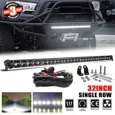 Fit 2005-2018 Toyota Tacoma Slim 32" LED Light Bar Front Grille Bumper PK 30"