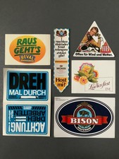 »ZIGARETTEN & TABAK« Aufkleber#Sticker-80er Jahre Vintage Werbung-HB/REVAL/MOKRI