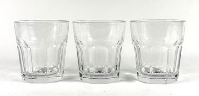  Libbey DuraTuff Gibraltar Clear Paneled Tumblers Set of 3.