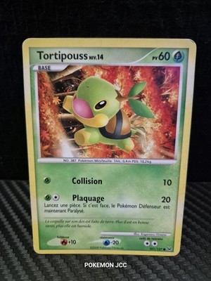 Pokemon Karten: TORTIPOUSS NIV.14 101/127 - Platin - DE  