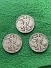 Walking Liberty Half Dollar Lot of 3 - 90% Silver - Intrinsic Silver Purchase 👀