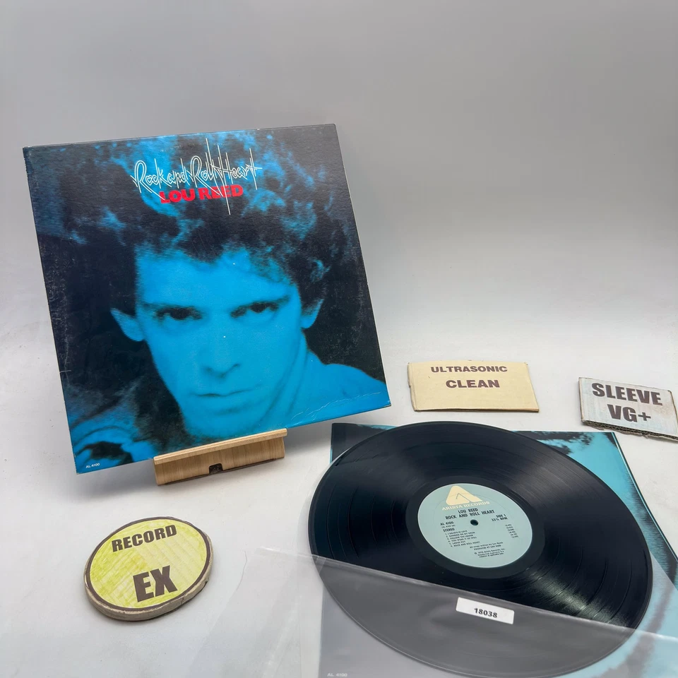 Lou Reed- Rock And Roll Heart  EX/VG+  Ultrasonic Clean 1976 - Image 2 of 4