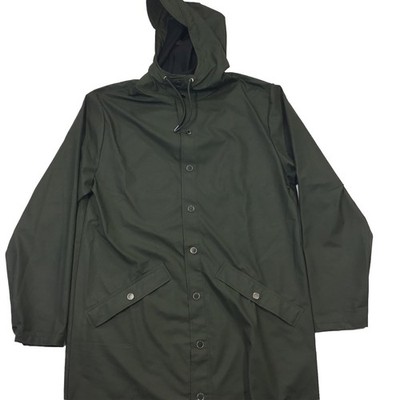 Rains klassische wasserdichte Herrenjacke Größe Small grün
