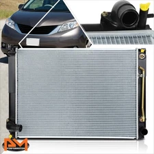 Full Aluminum Core OE Factory Replacement Radiator for 07-10 Sienna AT DPI-13076