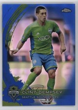 Clint Dempsey Chrome 2014 Blue Refractor /99 #79