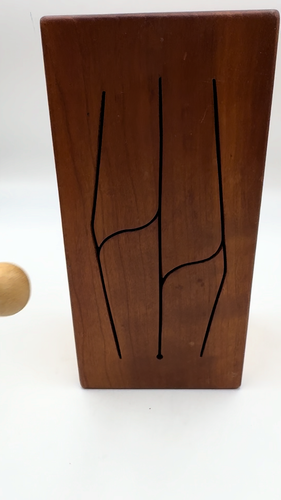 Strumento a percussione vintage Nova Diversified Junior J4TC blocco tono legno USA video - Video 1 di 1