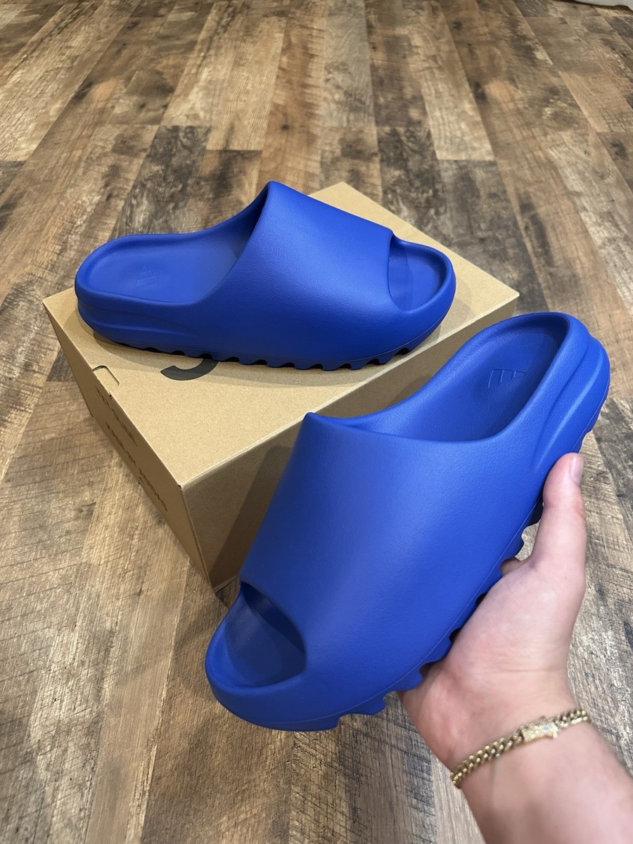 Adidas Yeezy Slides 'Azure' 2023 Size 12 Brand New YZY | eBay