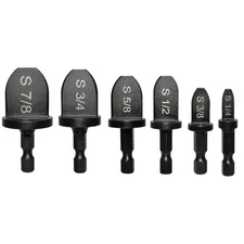 1/4" Air Conditioner AC Copper Tube Expander Swaging Tool Drill Bit Kit Flaring;