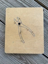 4 7/8" x5 7/8" Ellison Educational Wooden Die Pliers #172 * Retired