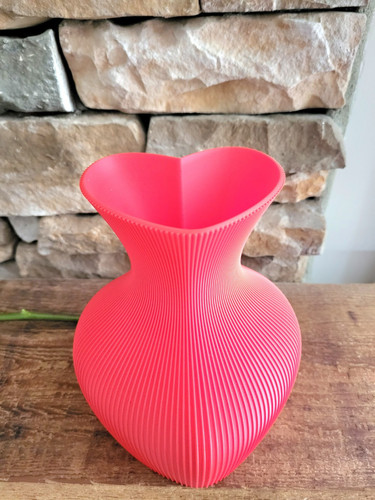 Heart Shaped Vase, Valentine’s Day Gift Home Decor, Strips, Waterproof - Picture 8 of 11