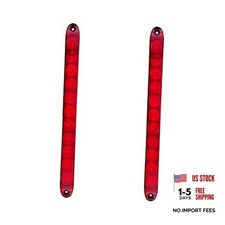 Led Trailer Light Bar,15inch Red Led Lights, Brake Stop Turn 3rd Brake Light,