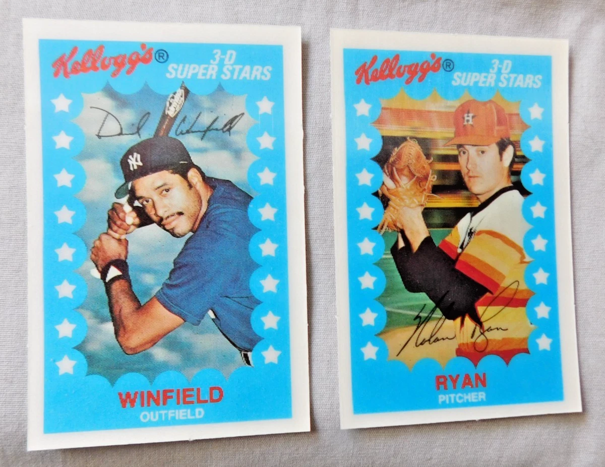 1982 Kellogg's 3-D Super Stars Baseball Trading Cards for sale | eBay